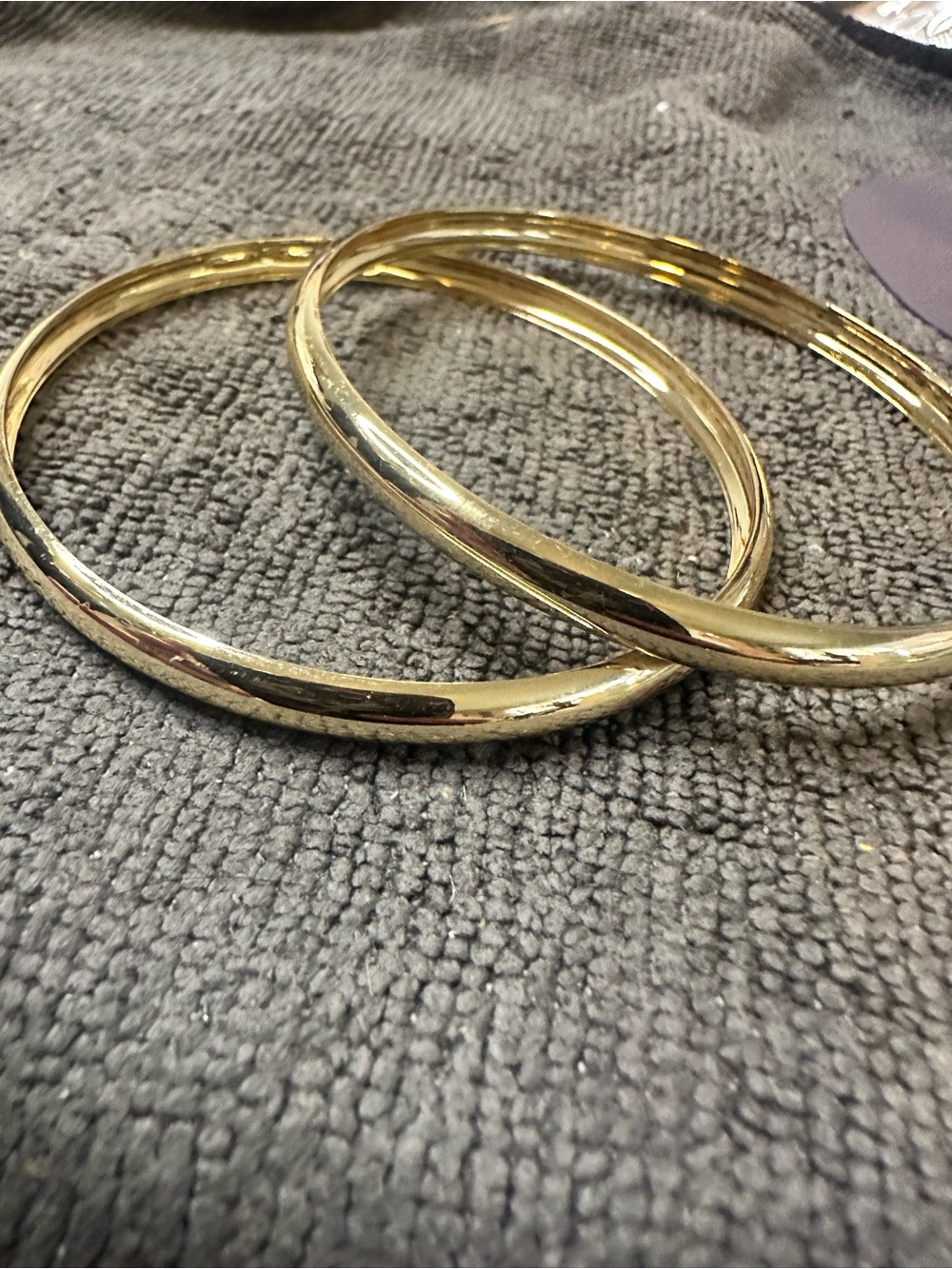 Unlisted Gold Tone Round Bangle Bracelet Set - Women Jewelry